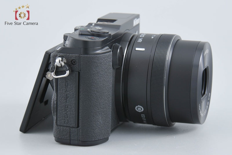 "Count 487" Nikon 1 V3 Black 18.4 MP Digital Camera 10-30 Lens [Excellent]