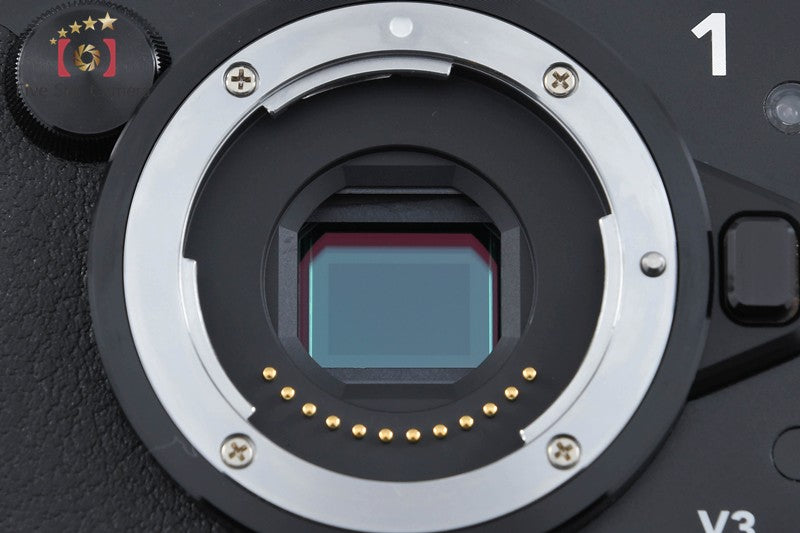 Nikon 1 V3 Black 18.4 MP Digital Camera 10-30 Lens Premium Kit