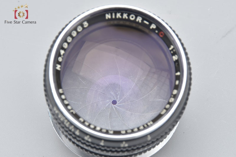 Nikon NIKKOR-P.C 85mm f/2 Black for Nikon S Mount