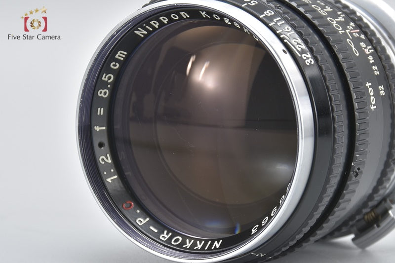 Nikon NIKKOR-P.C 85mm f/2 Black for Nikon S Mount