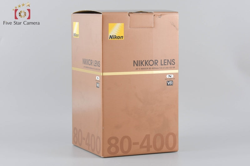 Nikon AF-S NIKKOR 80-400mm f/4.5-5.6 G ED VR w/ Box [Near Mint]