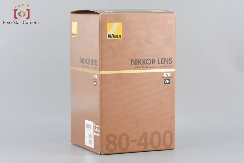 Nikon AF-S NIKKOR 80-400mm f/4.5-5.6 G ED VR w/ Box [Near Mint]