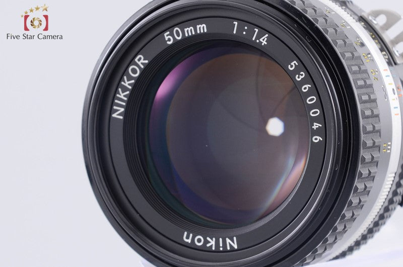 Nikon Ai-S NIKKOR 50mm f/1.4 "D" [Very Good]