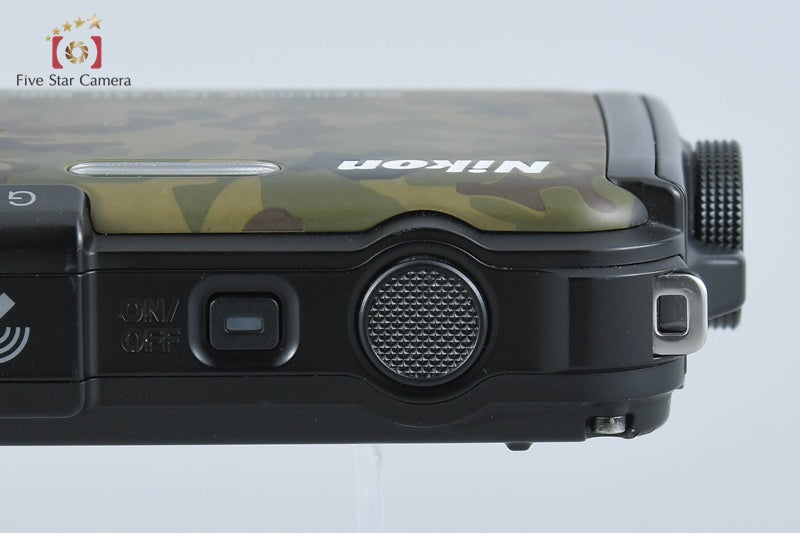 Nikon COOLPIX AW100 Forest Camouflage 16.0 MP Digital Camera w/ Box [Very Good]