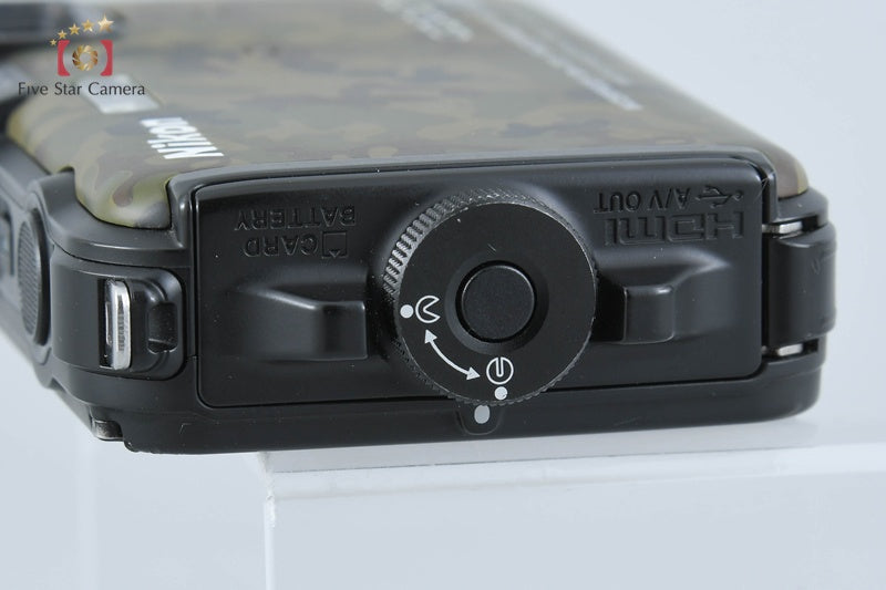 Nikon COOLPIX AW100 Forest Camouflage 16.0 MP Digital Camera w/ Box [Very Good]