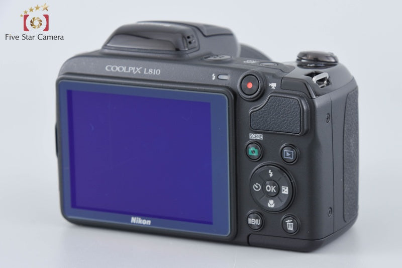 Nikon COOLPIX L810 Black 16.1 MP Digital Camera [Very Good]