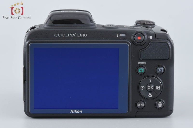 Nikon COOLPIX L810 Black 16.1 MP Digital Camera [Very Good]