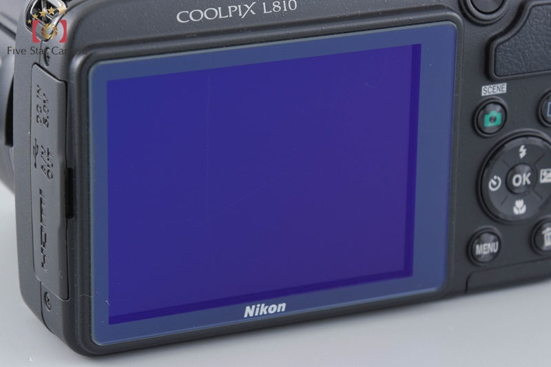 Nikon COOLPIX L810 Black 16.1 MP Digital Camera [Very Good]