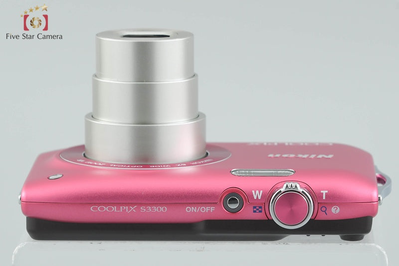 Nikon COOLPIX S3300 Strawberry Pink 16.0 MP Digital Camera