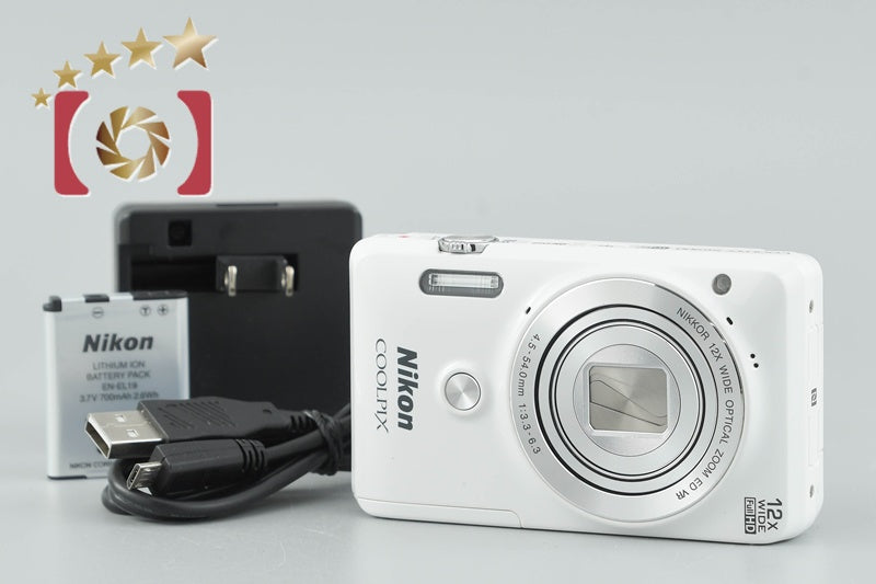 Nikon COOLPIX S6900 Natural White 16.2 MP Digital Camera