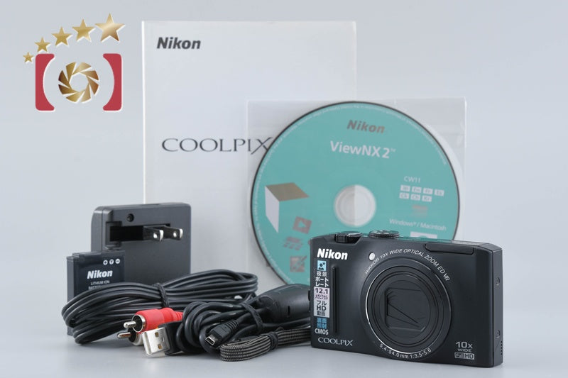 Nikon COOLPIX S8100 Noble Black 12.1 MP Digital Camera