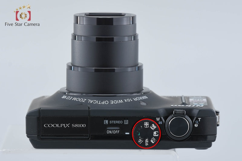 Nikon COOLPIX S8100 Noble Black 12.1 MP Digital Camera
