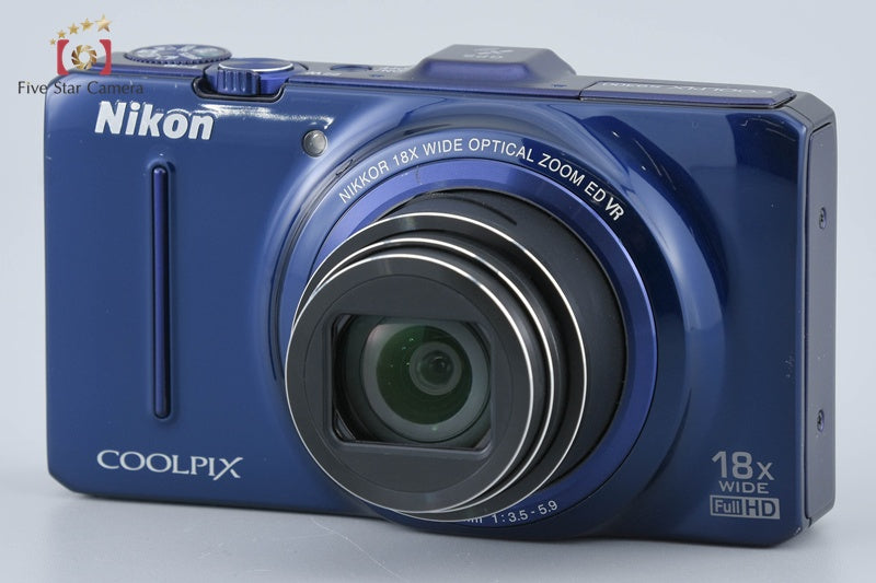 Nikon COOLPIX S9300 Navy Blue 16.0 MP Digital Camera