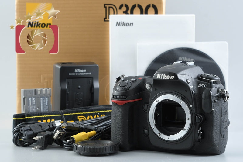 Nikon D300 12.3 MP Digital SLR Camera Body w/ Box