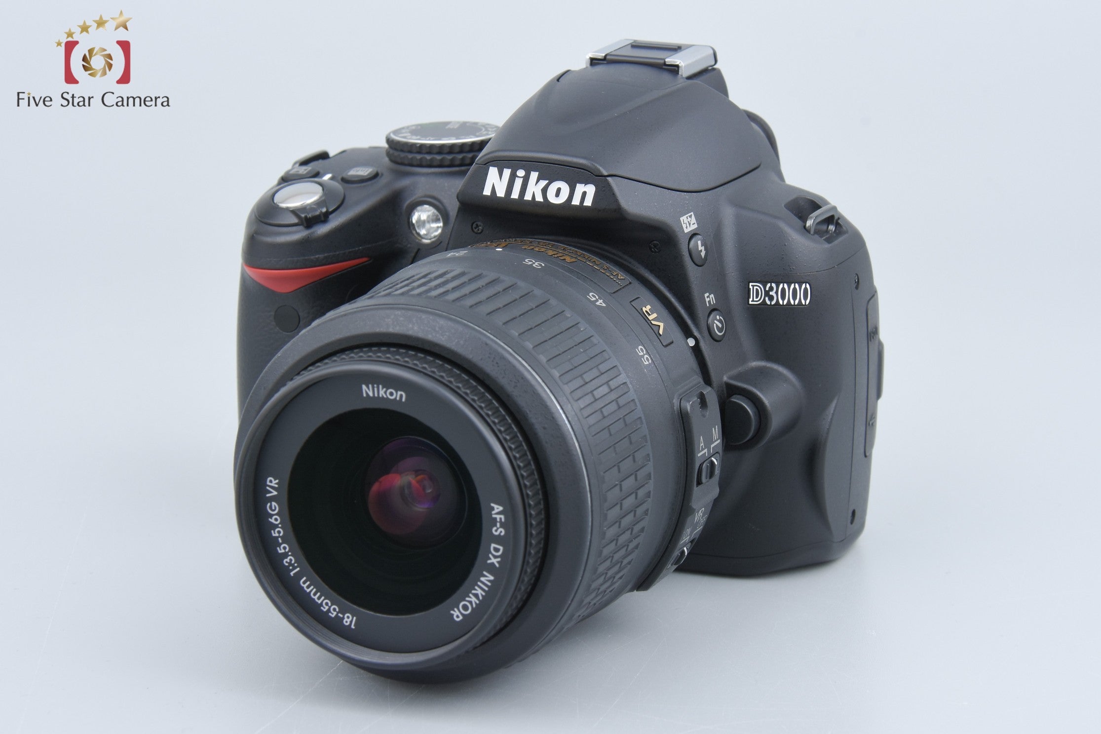 "Shutter count 1,898" Nikon D3000 10.2 MP DSLR 18-55 Lens