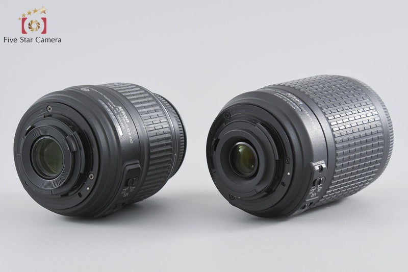 "Count 860" Nikon D3100 Black 14.2 MP Digital SLR Camera 18-55 55-200 Lenses