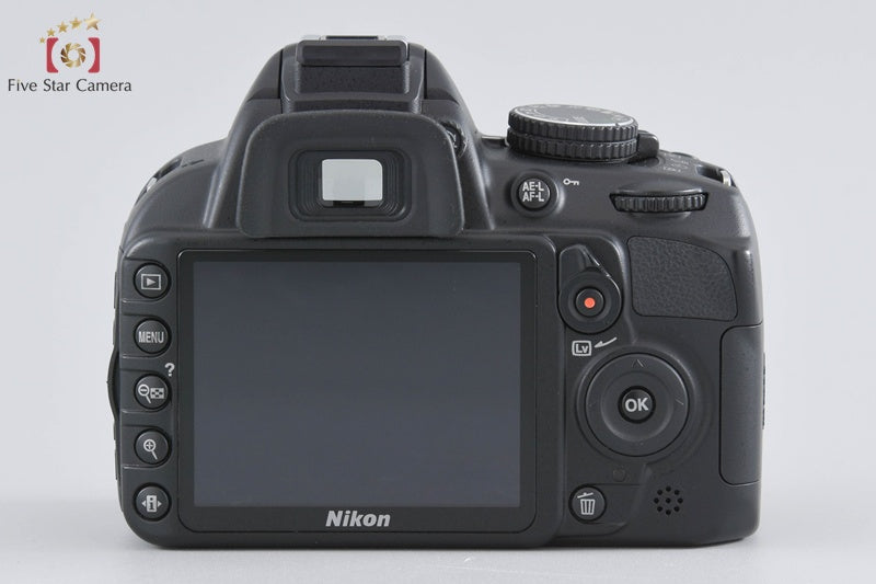 "Count 860" Nikon D3100 Black 14.2 MP Digital SLR Camera 18-55 55-200 Lenses