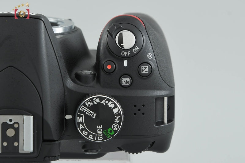 "Count 1,219" Nikon D3300 Black 24.2 MP DSLR 18-55mm VR II Lens [Very Good]