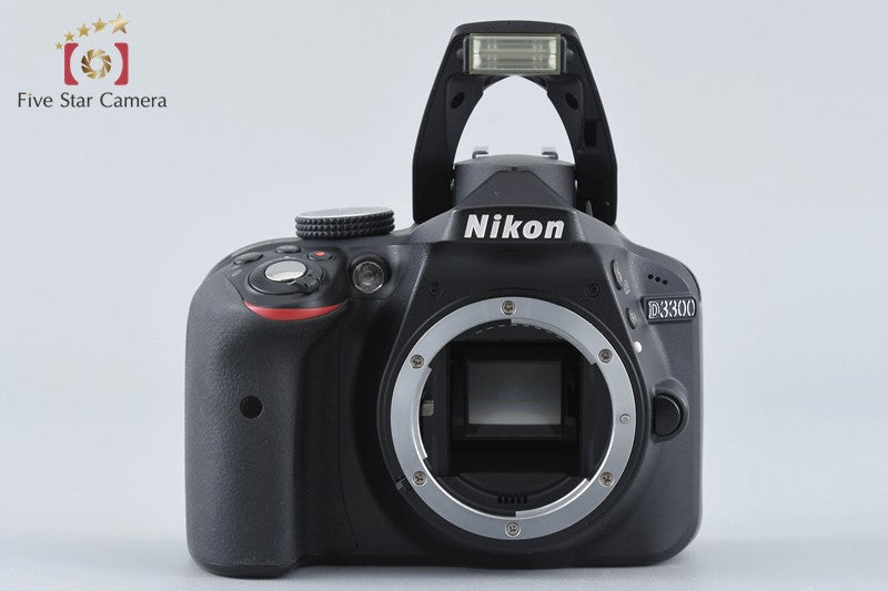 Nikon D3300 Black 24.2 MP DSLR Camera w/ WU-1a Wireless Mobile Adapter w/ Box