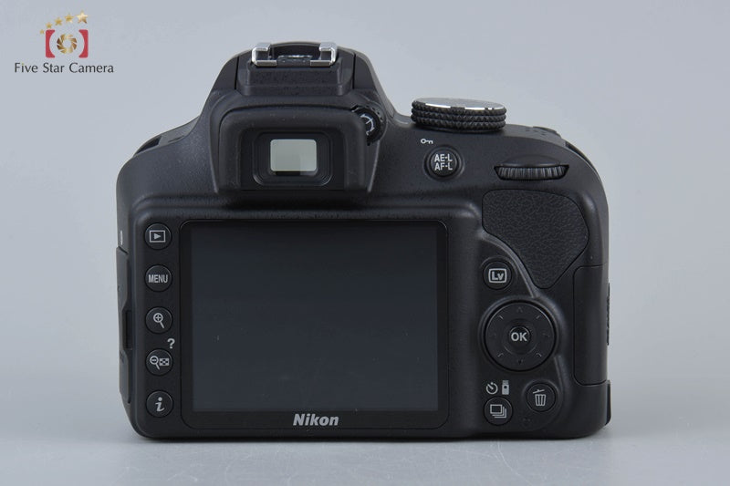 "Count 584" Nikon D3400 Black 24.2 MP DSLR Camera 18-55 VR Lens