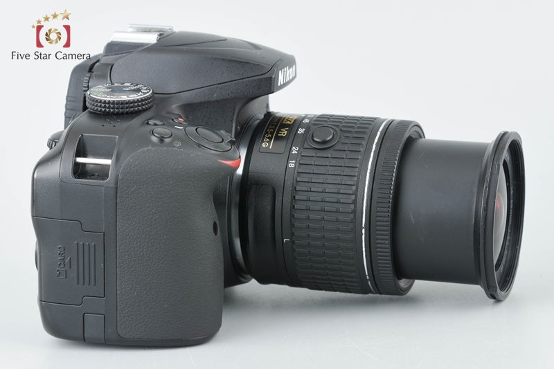 Nikon D3400 24.2 MP DSLR Black AF-P 18-55 VR Lens