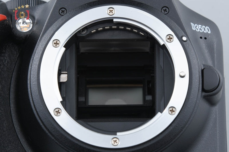 "Count 646" Nikon D3500 Black 24.8 MP DSLR Camera 18-55 VR Lens [Excellent]