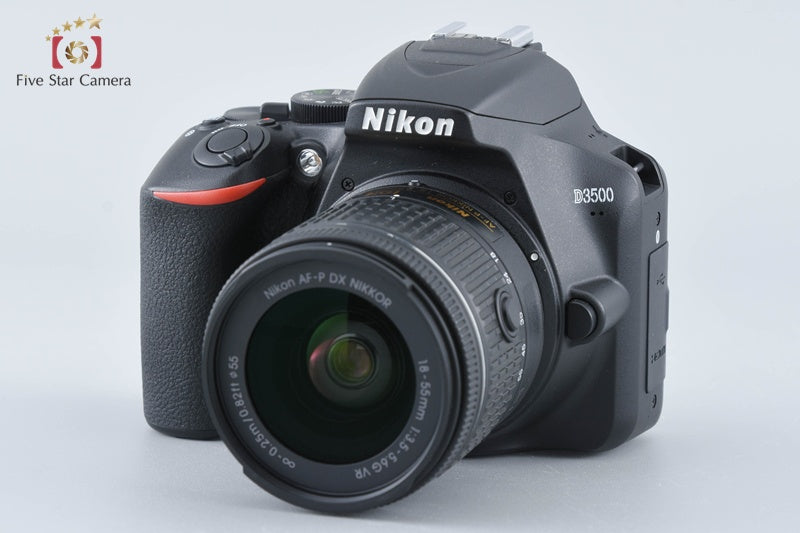 "Count 646" Nikon D3500 Black 24.8 MP DSLR Camera 18-55 VR Lens [Excellent]