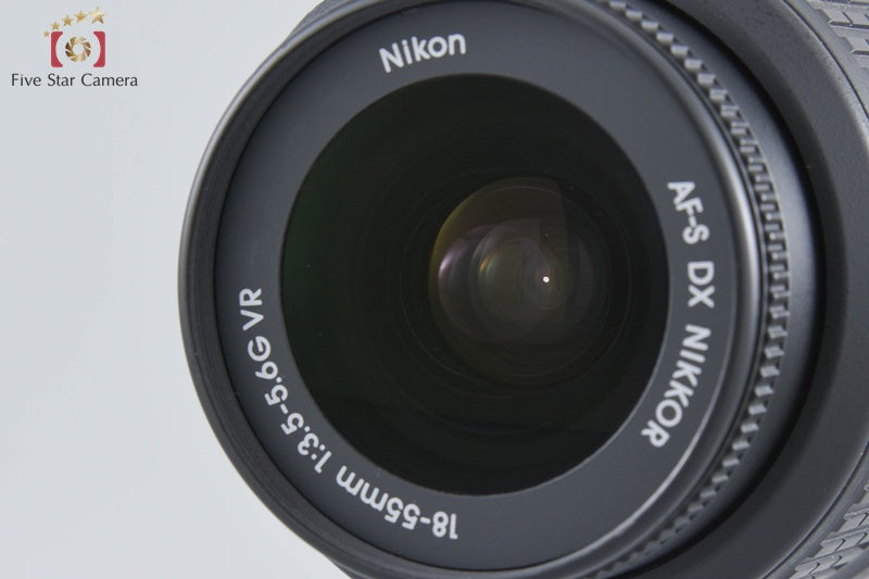 "Count 1,592" Nikon D40 Black 6.1 MP Digital SLR Camera 18-55 Lens [Very Good]