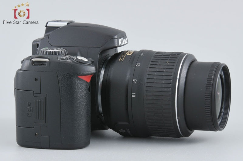 "Count 1,592" Nikon D40 Black 6.1 MP Digital SLR Camera 18-55 Lens [Very Good]