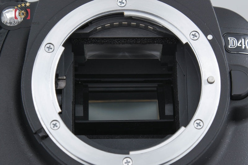 "Shutter count 5,527" Nikon D40 Black 6.1 MP Digital SLR Camera 18-55 Lens