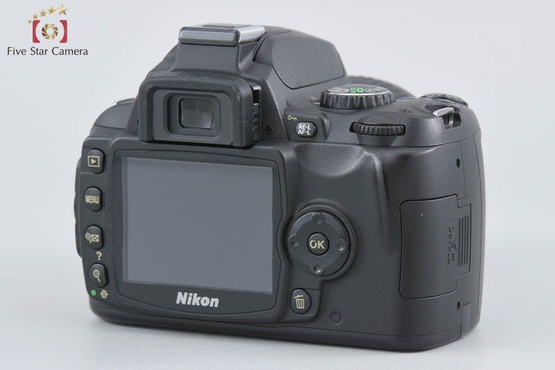 "Shutter count 5,527" Nikon D40 Black 6.1 MP Digital SLR Camera 18-55 Lens