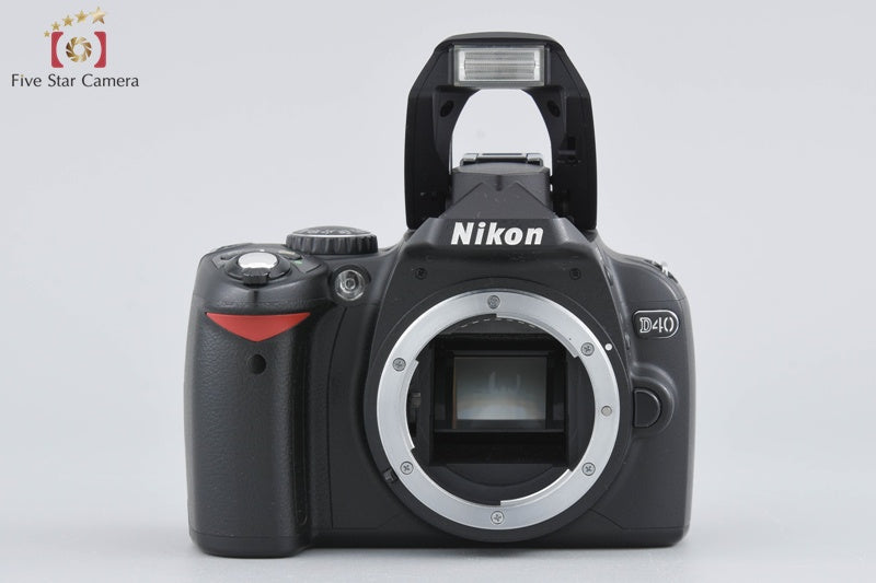 "Shutter count 5,527" Nikon D40 Black 6.1 MP Digital SLR Camera 18-55 Lens