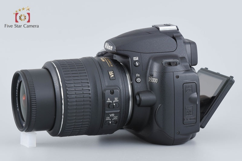 "Shutter count 1,169" Nikon D5000 12.3 MP DSLR Camera 18-55 VR Lens