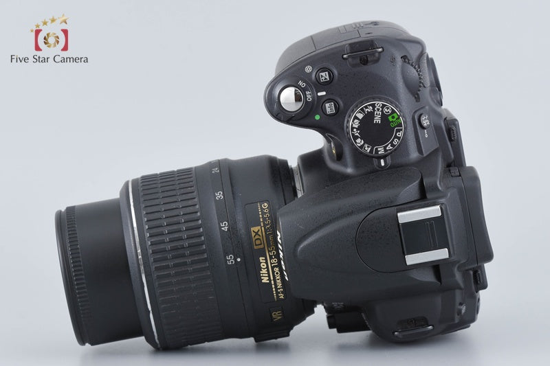 "Shutter count 1,169" Nikon D5000 12.3 MP DSLR Camera 18-55 VR Lens