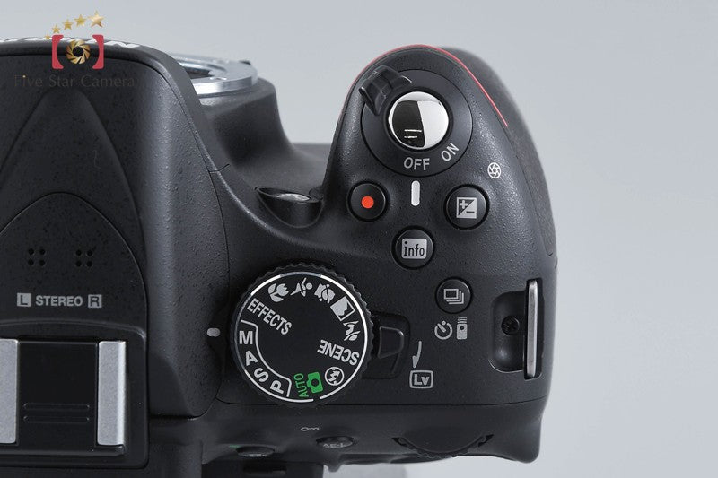 Shutter count 2,674 Nikon D5200 Black 24.1 MP DSLR 18-55 VR Lens