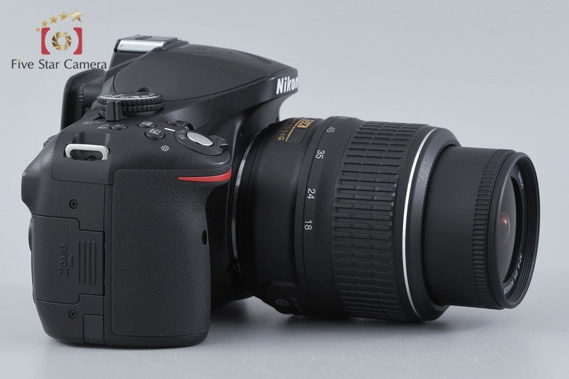 Shutter count 2,674 Nikon D5200 Black 24.1 MP DSLR 18-55 VR Lens