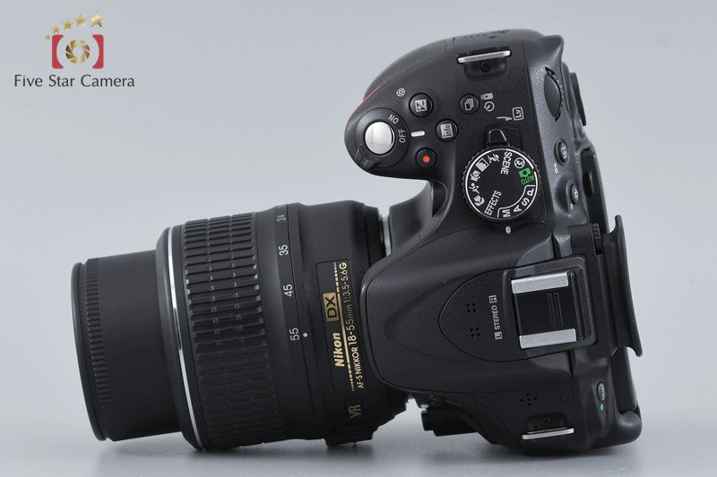 Shutter count 2,674 Nikon D5200 Black 24.1 MP DSLR 18-55 VR Lens