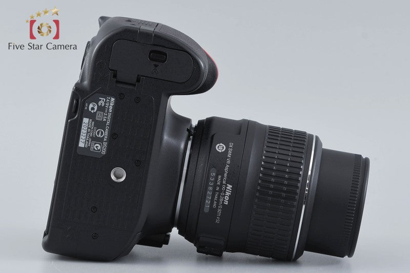 Shutter count 2,674 Nikon D5200 Black 24.1 MP DSLR 18-55 VR Lens