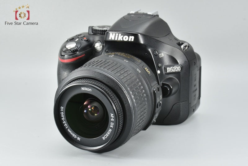 Nikon D5200 Black 24.1 MP DSLR 18-55 VR Lens