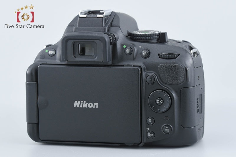 Nikon D5200 Black 24.1 MP DSLR Camera 18-55 VR Lens