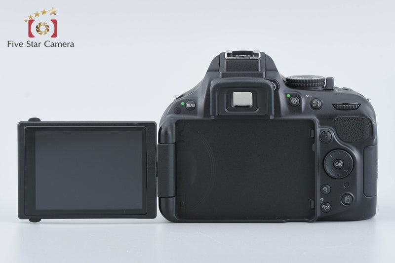 Nikon D5200 Black 24.1 MP DSLR Camera 18-55 VR Lens