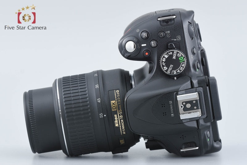 Nikon D5200 Black 24.1 MP DSLR Camera 18-55 VR Lens