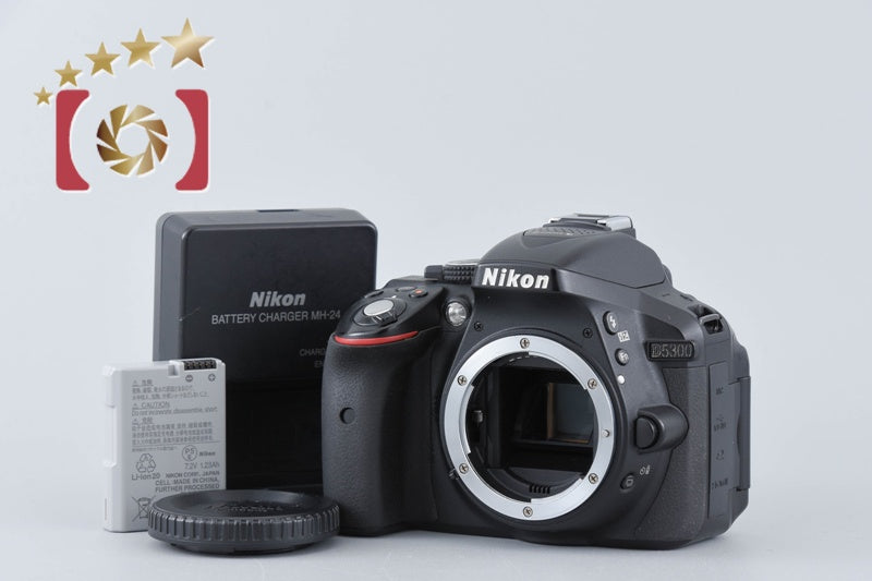 Nikon D5300 Black 24.2 MP DSLR Camera Body