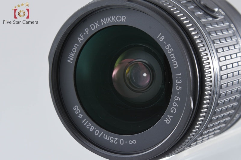 "Count 1,449" Nikon D5300 Black 24.2 MP DSLR Camera AF-P 18-55 70-300 VR Lenses