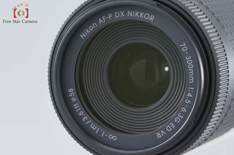 "Count 1,449" Nikon D5300 Black 24.2 MP DSLR Camera AF-P 18-55 70-300 VR Lenses