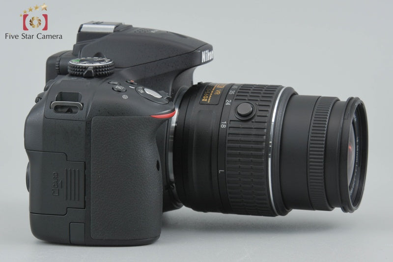 Nikon D5300 Black 24.2 MP DSLR Camera 18-55 VR II Lens