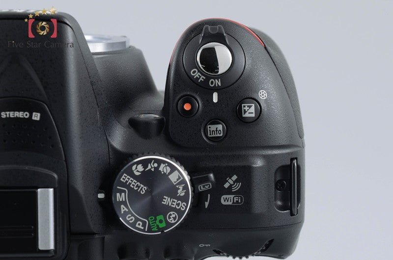 "Count 698" Nikon D5300 Black 24.2 MP DSLR 18-55 55-200 Lenses [Very Good]