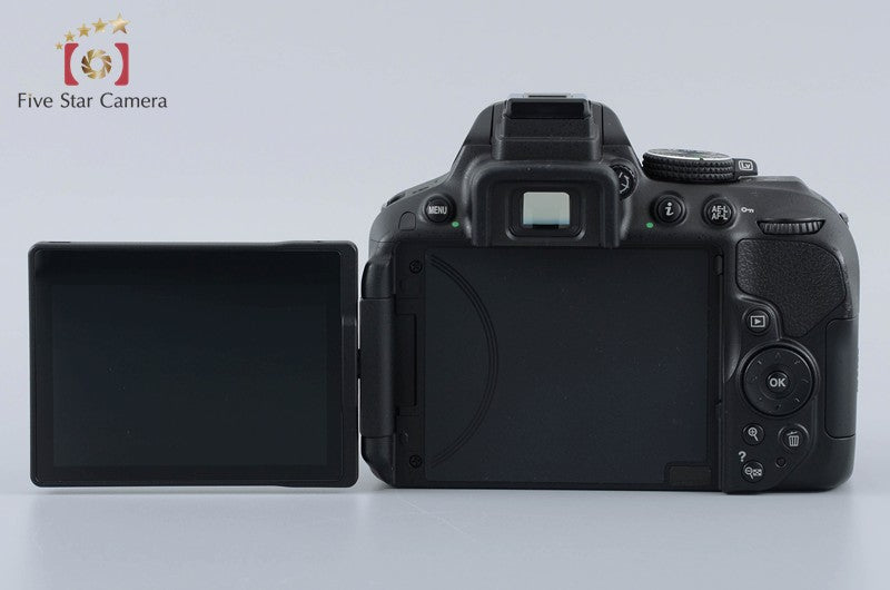 "Count 698" Nikon D5300 Black 24.2 MP DSLR 18-55 55-200 Lenses [Very Good]