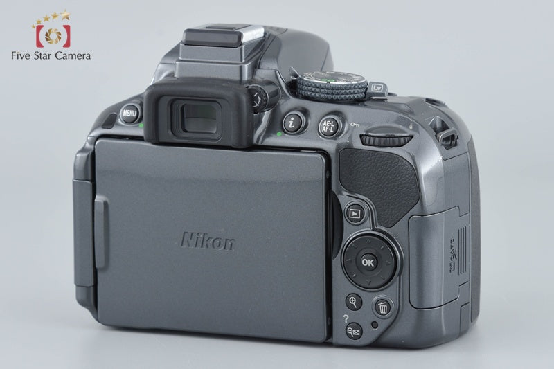 "Count 336" Nikon D5300 Gray 24.2 MP DSLR Camera AF-S DX 18-105 G ED VR Lens