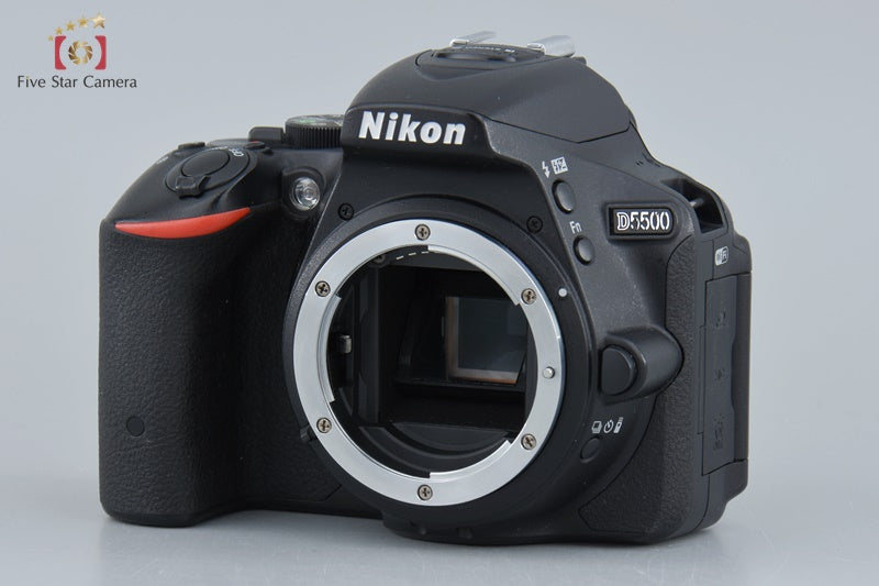 Very Good!! Nikon D5500 Black 24.2 MP Digital SLR Camera Body